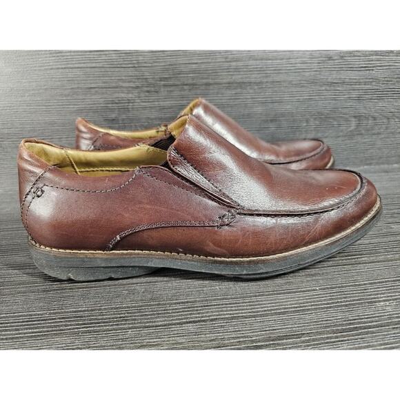 American Classic DelaRentis Handcrafted Brown Loafer Slip On Shoes Size 8M main image 8